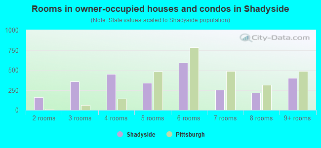 Rooms in owner-occupied houses and condos in Shadyside