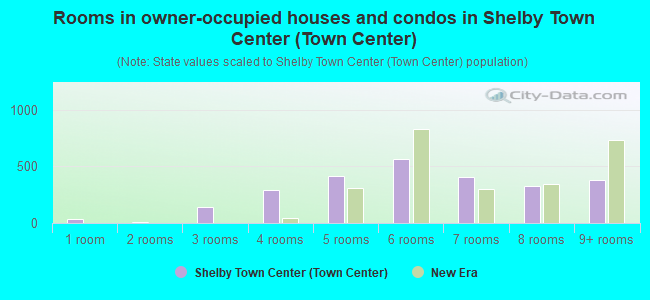 Rooms in owner-occupied houses and condos in Shelby Town Center (Town Center)