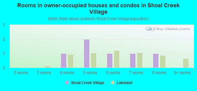 Rooms in owner-occupied houses and condos in Shoal Creek Village