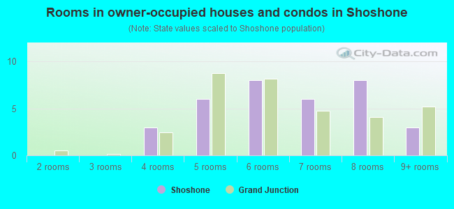Rooms in owner-occupied houses and condos in Shoshone