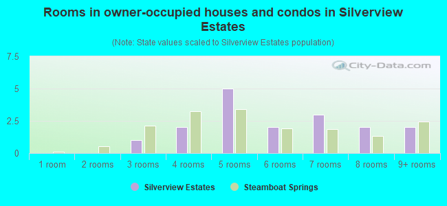 Rooms in owner-occupied houses and condos in Silverview Estates