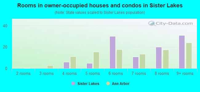 Rooms in owner-occupied houses and condos in Sister Lakes