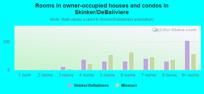 Rooms in owner-occupied houses and condos in Skinker/DeBaliviere