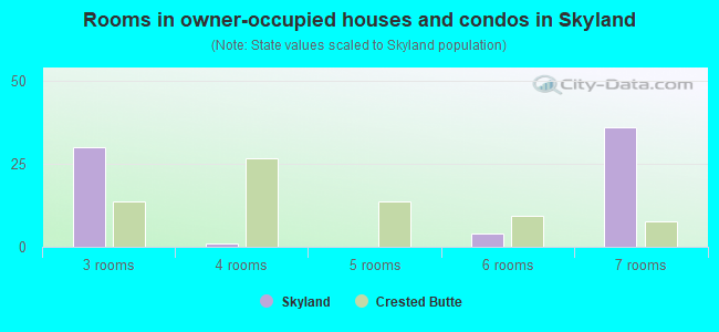 Rooms in owner-occupied houses and condos in Skyland