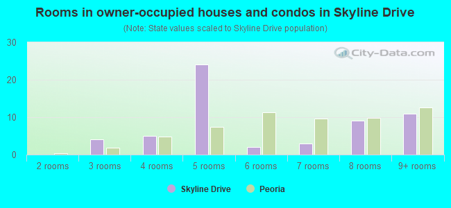 Rooms in owner-occupied houses and condos in Skyline Drive
