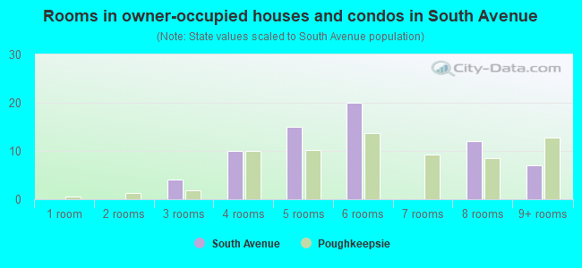 Rooms in owner-occupied houses and condos in South Avenue