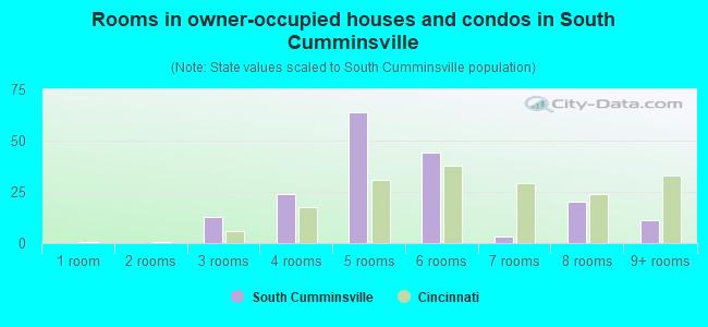 Rooms in owner-occupied houses and condos in South Cumminsville