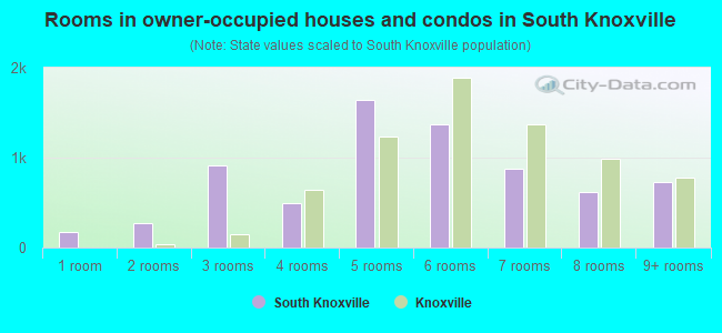Rooms in owner-occupied houses and condos in South Knoxville