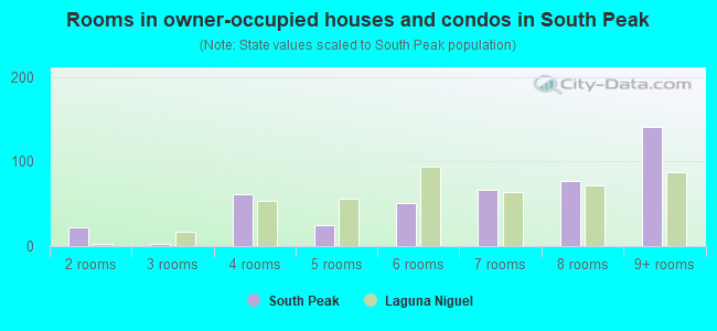 Rooms in owner-occupied houses and condos in South Peak