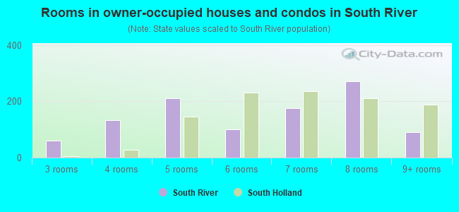 Rooms in owner-occupied houses and condos in South River
