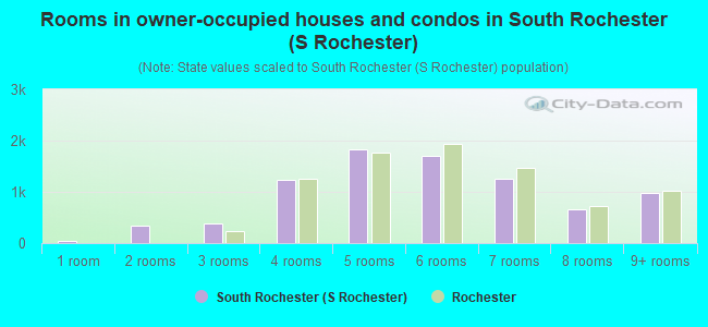 Rooms in owner-occupied houses and condos in South Rochester (S Rochester)