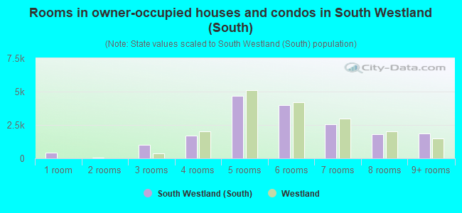 Rooms in owner-occupied houses and condos in South Westland (South)