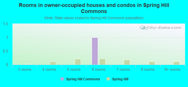 Rooms in owner-occupied houses and condos in Spring Hill Commons