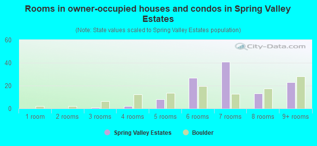 Rooms in owner-occupied houses and condos in Spring Valley Estates
