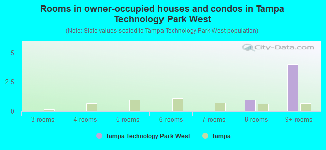 Rooms in owner-occupied houses and condos in Tampa Technology Park West