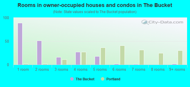 Rooms in owner-occupied houses and condos in The Bucket
