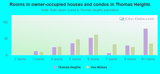 Rooms in owner-occupied houses and condos in Thomas Heights