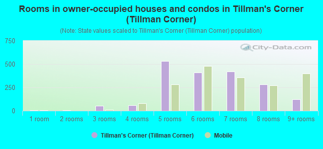 Rooms in owner-occupied houses and condos in Tillman's Corner (Tillman Corner)