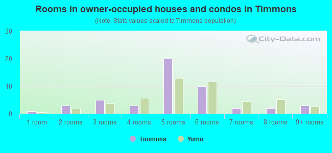 Rooms in owner-occupied houses and condos in Timmons