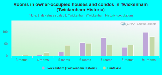 Rooms in owner-occupied houses and condos in Twickenham (Twickenham Historic)