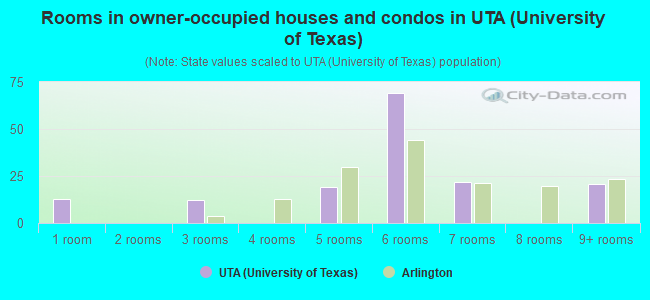 Rooms in owner-occupied houses and condos in UTA (University of Texas)