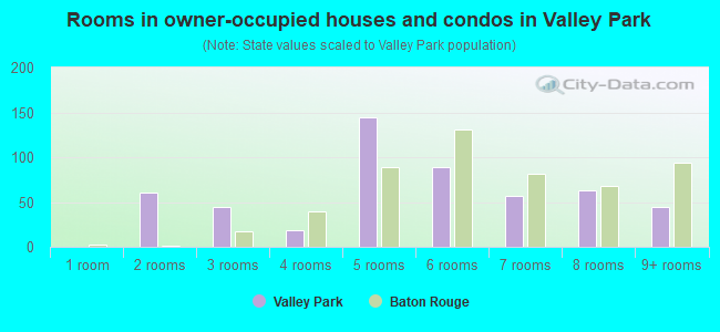 Rooms in owner-occupied houses and condos in Valley Park