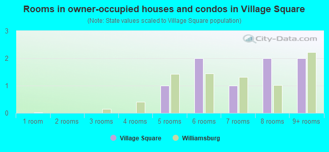 Rooms in owner-occupied houses and condos in Village Square