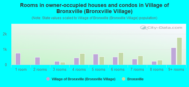 Rooms in owner-occupied houses and condos in Village of Bronxville (Bronxville Village)
