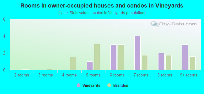 Rooms in owner-occupied houses and condos in Vineyards