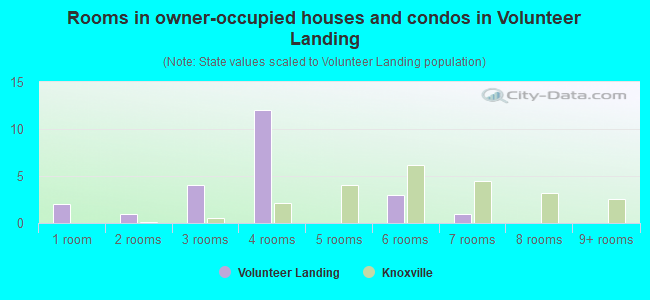 Rooms in owner-occupied houses and condos in Volunteer Landing