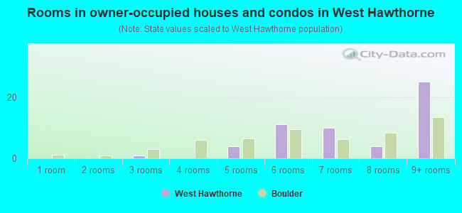 Rooms in owner-occupied houses and condos in West Hawthorne