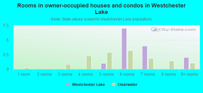 Rooms in owner-occupied houses and condos in Westchester Lake