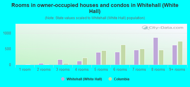 Rooms in owner-occupied houses and condos in Whitehall (White Hall)
