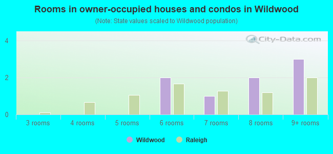 Rooms in owner-occupied houses and condos in Wildwood