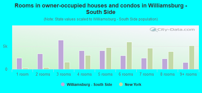 Rooms in owner-occupied houses and condos in Williamsburg - South Side