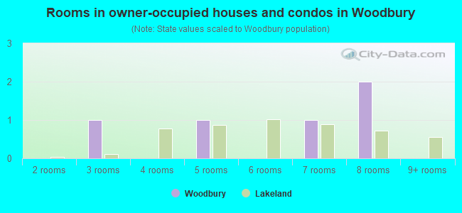 Rooms in owner-occupied houses and condos in Woodbury