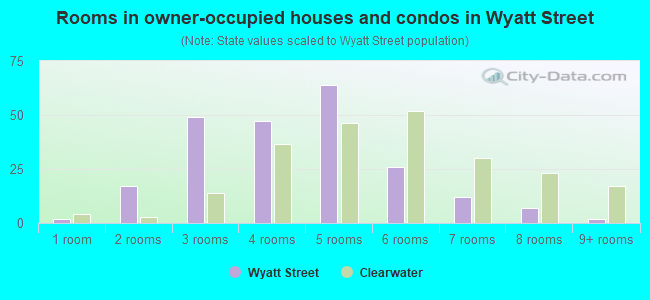 Rooms in owner-occupied houses and condos in Wyatt Street