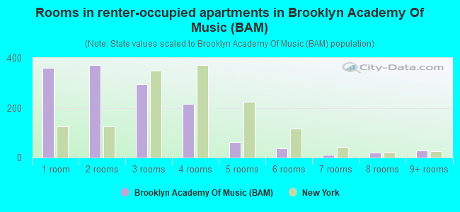 Rooms in renter-occupied apartments in Brooklyn Academy Of Music (BAM)