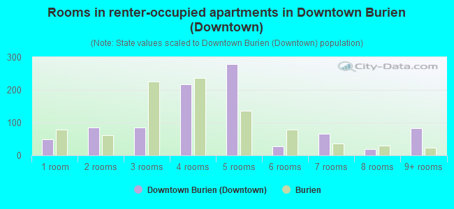 Rooms in renter-occupied apartments in Downtown Burien (Downtown)