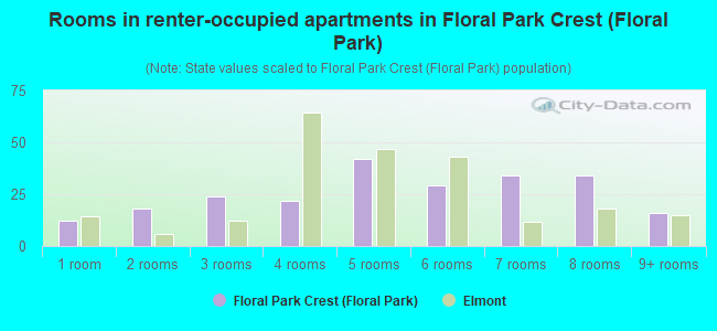 Rooms in renter-occupied apartments in Floral Park Crest (Floral Park)