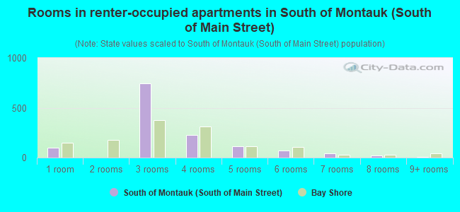 Rooms in renter-occupied apartments in South of Montauk (South of Main Street)