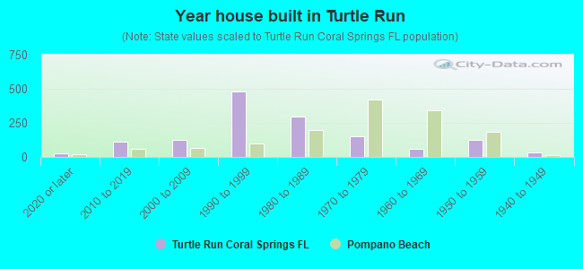 Year house built in Turtle Run