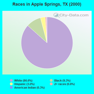 Races in Apple Springs, TX (2000)