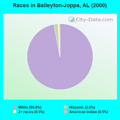 Races in Baileyton-Joppa, AL (2000)