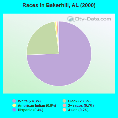 Races in Bakerhill, AL (2000)
