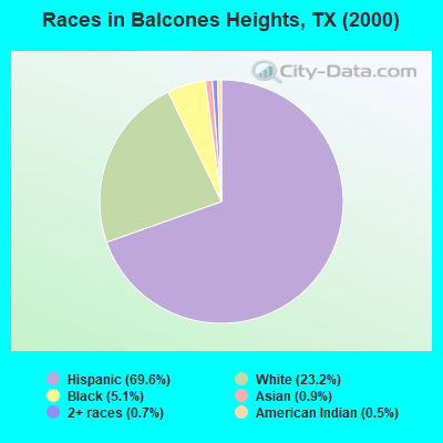 Races in Balcones Heights, TX (2000)