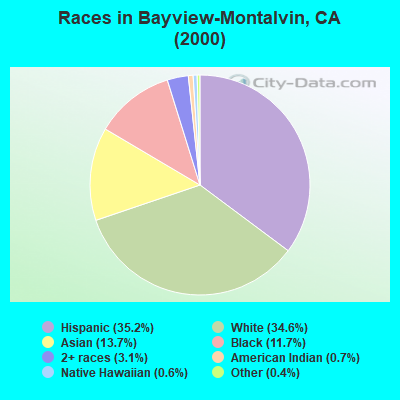 Races in Bayview-Montalvin, CA (2000)