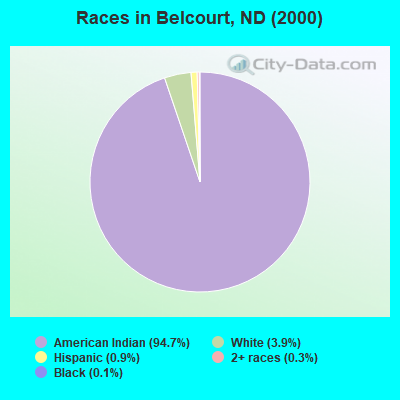 Races in Belcourt, ND (2000)