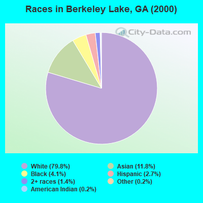Races in Berkeley Lake, GA (2000)