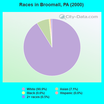 Races in Broomall, PA (2000)